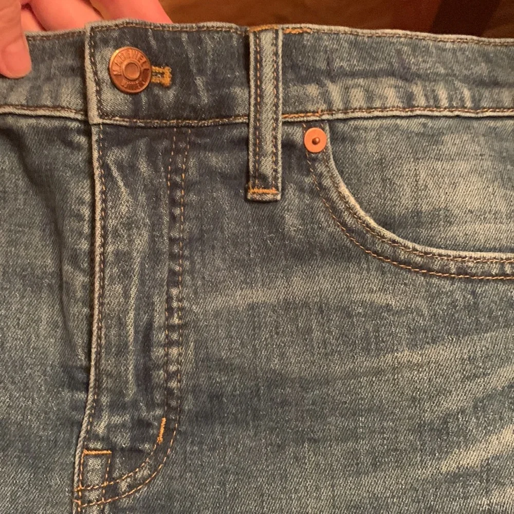Madewell distressed raw